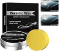 Titanium Ceramic Wax Cream for Cars,Advanced Car Coating & Polishing Wax,Strong Protection & Long-Lasting Shine,Waterless Ceramic Spray Wax,Safe for All Paint,Includes Microfiber Sponge (1 PCS)