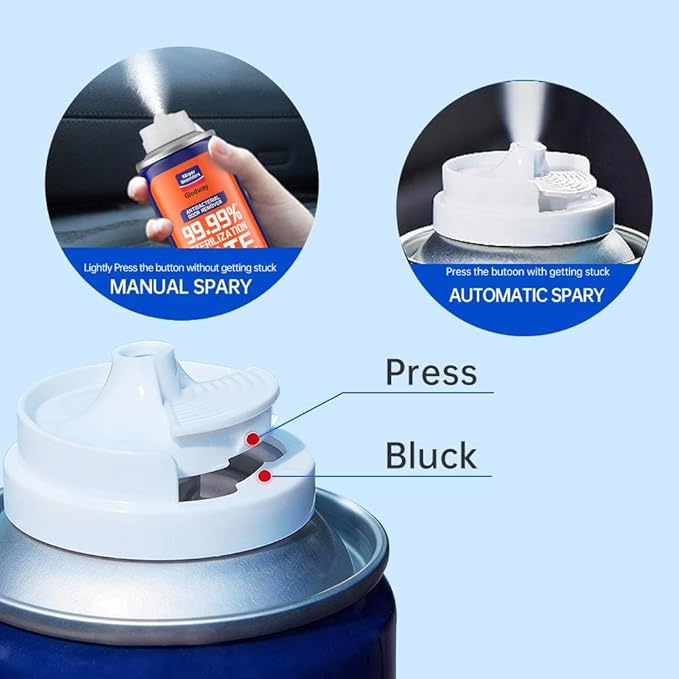 GLODWAY Car Air Freshener Spray, Tropical Flavor Scent, 6 OZ Odor Eliminator,4 Pack, for Cars, Trucks, RVs, Home