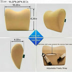 Car Neck Pillow - Memory Foam Cervical Relief Cushion, Headrest Support for Pain, Beige