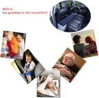 FMS Car Travel Inflatable Mattress Back Seat Gap Pad Mattress Air Bed Cushion Camping Air Couch (Blue)
