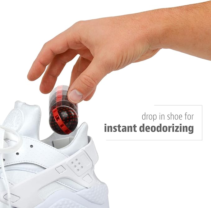 Sof Sole Sneaker Ball Shoe Odor Eliminator & Remover - Fresh, Clean Scent Blocks Odors - Twist-to-Activate - Compact & Durable - Fun, Colorful Designs - Ideal for Shoes, Gym Bags, Lockers