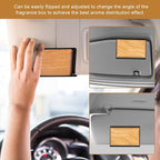 2PCS Car Air Freshener Visor Clip Compatible with Drift Wood or Stone Car Freshener,Universal Cars Fresheners Sun Visor Clips for Modern & Electric Vehicles(Clip Only)(Black,Size:9*6cm/2.34*3.54inch)