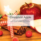 LITTLE TREES Air Freshener, Hanging Tree, Cinnamon Apple | Long Lasting Scent | For Auto or Home | 24 Count, Pack of 6