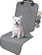 VIVAGLORY Dog Front Seat Cover Seatflex Car Seat Protector for Dog, Car Cover for Pet, Front Single Bucket Captain Chair Protector, Standard, Grey, 1Pack