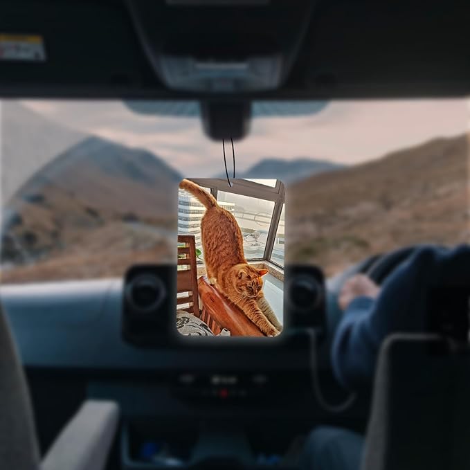 Custom Air fresheners with Picture,Personalized Air Freshener for Car,Cute Hanging Car Air Fresheners for Women,Double-sided Photo Printing Hanging Car Scents 30 scents available