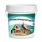 3Kg/106Fl.oz Invisible Waterproof Agent Indoor&Outdoor Waterproof Coating Set Transparent Liquid Sealant with Wooden Brush Resistant Work Gloves Putty Knife Cut Paint Roller