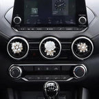 Bling Daisy 3-Pc Air Vent Clips: Flower Car Air Fresheners, Diamond Car Decor