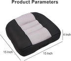 Srutirbo Car Booster Seat Cushion Heightening Height Boost Mat, Breathable Mesh Portable Car Seat Pad Angle Lift Seat for Car, Office,Home (Black)