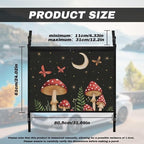 Red Mushroom Car Roof Storage Bag Multi-Purpose Seat Organizer Premium Car Seat Organizer Vehicle Passenger Seat Organization and Storage for Kids Adults Pets Items