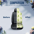 GENANY Pickle Car Seat Covers Set of 2, Breathable Front Seat Covers for Truck Sedan SUV, Funny Car Accessories, Funny Pickle Gift for Women Men