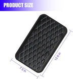 Car Center Console Cover, Scratch-Resistant Leather Vehicle Armrest Seat Storage Box Protector Cushion, Comfortable Automotive Interior Armrest Pad Mat, Universal Fit (Black/Grey)
