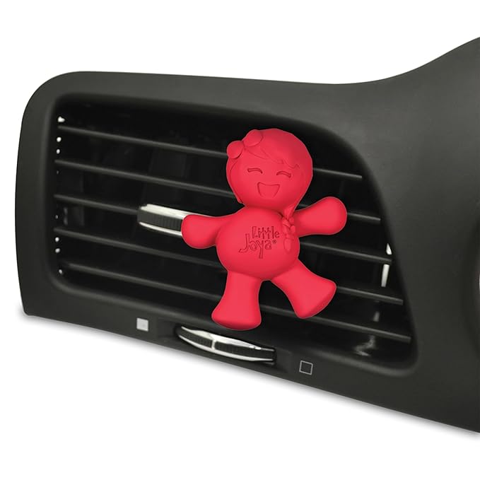 Little Joya 96034-6PK Springtime Car Air Freshener Vent Clip Provides Long-Lasting Freshness in a Compact Design, Fights Odors for up to 45 Days, Cute Car Odor Eliminator, Non-Toxic, Pack of 6