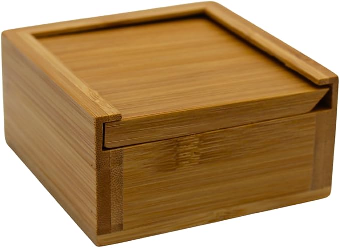 Bamboo Surfing Wax Box Holder with Surf Fin Allen Key