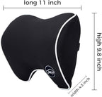 Car Neck Support Pillow for Neck Pain Relief When Driving,Headrest Pillow for Car Seat with Soft Memory Foam – Black