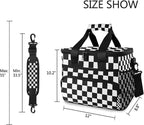 Cooler Bag Insulated Picnic Bag Large Lunch Box Reusable Tote Bag Soft Sided Portable Beach Cooler Grocery Camping