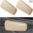 2 PCS Car Elbow Pad Arm Rest, Auto Armrest Cushion Relieves Elbow Fatigue, Automotive Door Armrest Protective Pads Suitable for Most Vehicles, Universal Car Accessories (Beige)