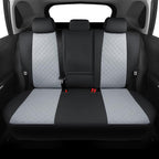 GIANT PANDA Customized Full Set Car Seat Covers Fit for Toyota Rav4 2019 2020 2021 2022 2023 2024 2025 Rav 4 XLE,LE,XLE Premium,Limited(Non-Hybrid & Adventure,TRD-Off),Front & Rear/Back (Black+Gray)
