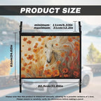 Horse Flower Car Roof Storage Bag Car Storage Bag Organizer Multi-Purpose Car Bag Storage Box Organizer Pouch Pocket Large Capacity Storage for Small Items