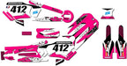 12eDRIVE Fly Racing Pink Senge Graphics Kit Compatible with Stacyc
