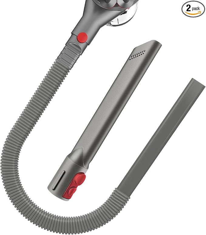 Sealegend Crevice Tool Dryer Vent Lint Vacuum Attachments Compatible with Dyson V15 V12 V11 V10 V8 V7 Vacuum Cleaner Dryer vent Cleaner Kit, Flexible Dryer Lint Removal Tool