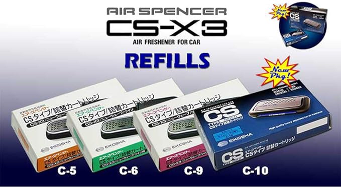 CS-X3 Refill 10 Packs CSX3 Wholesale Squash Air Spenser Squash JDM Car Air Freshner, Wholesale CSX3