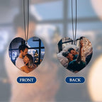 Custom Air Freshener for Car - Personalized Air Freshener for Car with Photo, Smell Air Fresheners with Picture for Hanging Ornaments (Unique Scented Gift)