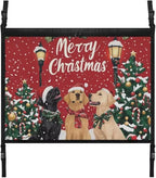 Christmas Puppy Car Roof Storage Bag Car Seat Back Hanging Bag Multi-Purpose Car Bag Storage Box Organizer Pouch Pocket Inner Car Accessories Compatible with Most Vehicles