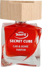 Tasotti Car Air Freshener, Luxury Perfume for Car and Home, Long-Lasting Air Freshener and Odor Eliminator, Secret Cube Collection (New Car)