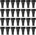 100pcs Air Outlet Clip Vent Clips, Automatic Air Freshener Car Air Conditioner Clips for Home Air Vent Clips Sublimation Air Fresheners Blanks (Black)