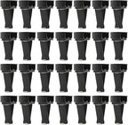 100pcs Air Outlet Clip Vent Clips, Automatic Air Freshener Car Air Conditioner Clips for Home Air Vent Clips Sublimation Air Fresheners Blanks (Black)