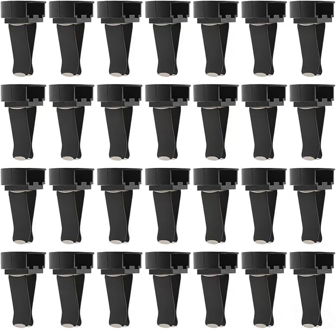 100pcs Air Outlet Clip Vent Clips, Automatic Air Freshener Car Air Conditioner Clips for Home Air Vent Clips Sublimation Air Fresheners Blanks (Black)