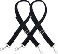 2Pcs Metal Straps of Dog Car Seat Cover,Metal Straps for Dog Car Seat Cover,Adjustable Replacement Dog Car Seat Belt