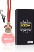 Ikeda Car Air Freshener: Hanging Car Smell Air Freshener | 10ml Hanging Car Perfume | Long Lasting Fragrance | Strong Scents Diffuser for Auto Home (Strawberry)