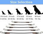 MayPaw Training Tie Down- Short Dog Tether Indoor- Strong Rope Dog Car Leash Seat Belt- 5 Sizes Vehicle Safety Restraint Lead for Small Medium Large Dogs (40 Inch)