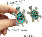 2pcs Cute Shiny Rhinestone Turtle Car Air Freshener Clip – Stylish Vent Fragrance Diffuser with Ocean Scent – Universal In-Car Decoration for Men & Women (pink, Ocean)