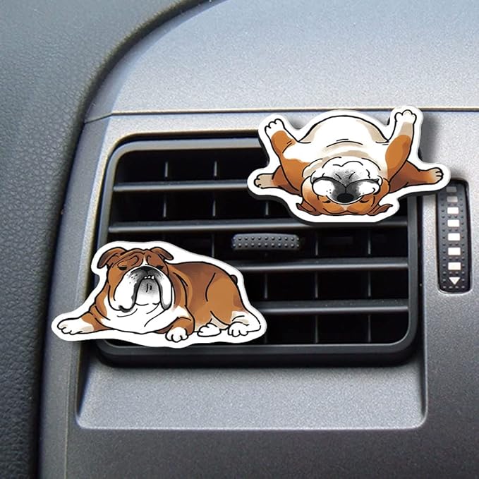 WIRESTER Fresh Scented Car Air Freshener Vent Clip, Decorative Accessories, Interior Decoration for Cars - Cow Cute, Fish, Baby Horse, Flower, Heart