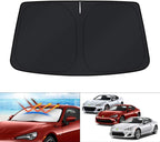 KUST Windshield Sun Shade for 2017-2020 2021 Toyota 86/2022 2023 Toyota GR86 Window Shades for 2013-2022 2023 Subaru BRZ/2012-2016 Scion FR-S FRS Accessories Blocks UV Rays Keep Cars Cooler