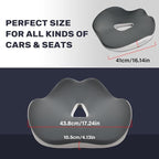 Coverado Car Seat Cushion with Memory Foam, Ergonomic Driving Seat Cushion for Sciatica, Tailbone, Back Pain Relief, Premium Non-Slip Washable Cushion for Car, Driver, Office, Wheelchair