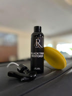 Plastic & Tire Trim Restorer – Shine & Protect Faded Car Trim – Conceals Scratches, UV Resistant, Lasts 8+ Months – 6.7 Fl Oz