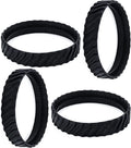 Funmit 4 Pack R0526100 Track (Upgraded Version) Pool Cleaner Wheel Tire Compatible with Zodiac Baracuda MX8 / MX6 Elite In-Ground Pool Cleaner- Made of Heavy-Duty Rubber, Increases Part Life by 50%