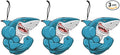 Car Air Fresheners, Shark, 3 Pack, Ocean Breeze Scent, Gym Motivational Gift for boyfriend, girlfriend, friends, family