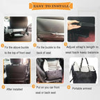 Small Dogs Car Seat,Fully Detachable and Washable Ultra Soft Car Travel Bed, with Clip-on,Two Portable Handle and Storage Pockets Puppy Dog Booster Seats,Portable DogCar Travel Carrier Bed