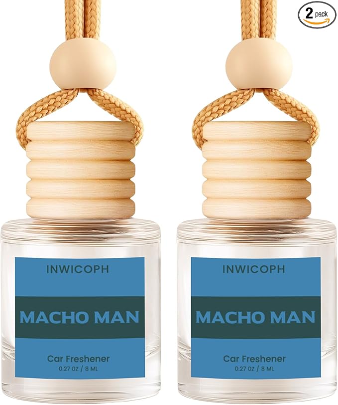 Car Air Freshener Diffuser Hanging, Macho Man Fragrance Oil