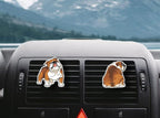 WIRESTER Fresh Scented Car Air Freshener Vent Clip, Decorative Accessories, Interior Decoration for Cars - Cow Cute, Fish, Baby Horse, Flower, Heart