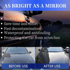 Sopami Car Coating Spray,Quick Effect Coating Agent,Quickly Coat Car Wax,Car Scratch Wax Polish Spray Waterless Wash,Oil Film Emulsion Glass Cleaner with towel (2 pcs)