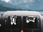 WIRESTER Fresh Scented Car Air Freshener Vent Clip, Decorative Accessories, Interior Decoration for Cars - Cow Cute, Fish, Baby Horse, Flower, Heart