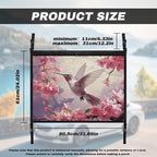 Hummingbird Flower Car Roof Storage Bag Multi-Purpose Seat Organizer Car Bag Storage Box Organizer Pouch Pocket Car Travel Accessories Compatible with Most Cars