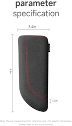 Italian Alcantara Style Fur Car Elbow Rest Pad - Universal Armrest & Knee Cushion - Thigh Support Comfort Pillow