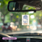Vintage Sardine Beach Lavender Car Air Freshener 3Pcs, Coastal Ocean Canned Fish Beer Bottle Cap Scents Air Freshener for Women Girls, Beachy Car Accessories Interior Mirror Decor Hanging