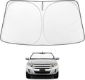 Proadsy 2026 Upgrade Windshield Sun Shade Custom Fit 2007-2014 Ford Edge Foldable Front Sunshade Protector Sun Visor Blocks UV Rays Keep Car Cooler